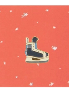 Металлический значок Heart of Moscow «Хоккейный конек» серия Зимняя