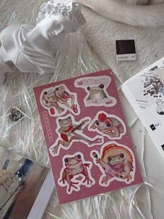 Стикерпак «Лягушки», А6