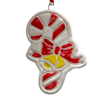 Игрушка на ёлку «Леденец», керамика, фото 2.