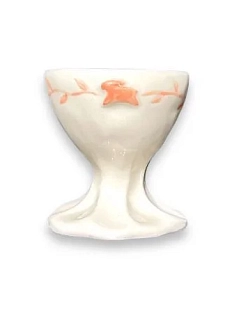 Пашотница ручной работы «Зайка», розовая, керамика