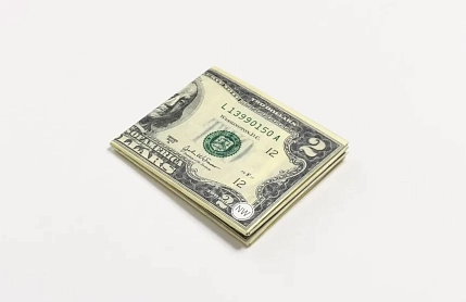 Кошелёк New Wallet «New Dollar», зелёный, фото 1.