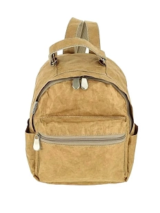 Рюкзак Ranzel Bags «Nooky Kraft», крафт, тайвек, бежевый