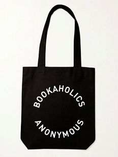Шоппер «Bookaholics», тёмная