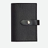 Обложка органайзер для документов с ремешком Kokosina bags, искусственная, чёрный, превью фото 1
