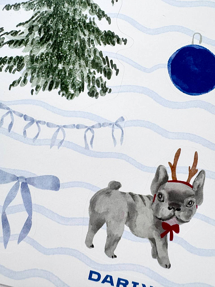 Стикерпак на Новый год «New Year blue», А5, фото 3.