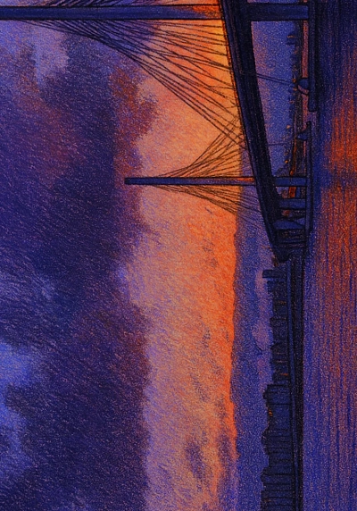 Картхолдер двойной DARI DARI «Вантовый мост», экокожа, фото 1.