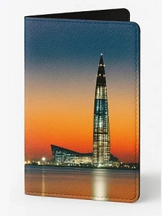 Обложка на паспорт DARI DARI «Лахта Центр», искусственная кожа