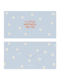 Конверт для денег «Ромашки», голубой