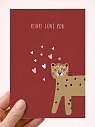 Открытка DARI DARI «Леопард Love you», А6, превью фото 1