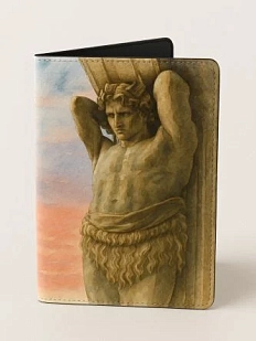 Обложка на паспорт DARI DARI «Атлант, акварель», искусственная кожа