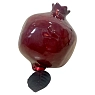 Керамический Гранат Керумбия для интерьера ручной работы, бордовый, 8 см, превью фото 3
