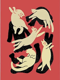 Картхолдер Валя Карнавалова «Котики», ПВХ