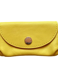Ключница ручной работы, Kokosina bags, натуральная кожа, жёлтый