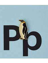 Металлический значок Heart of Moscow «Пингвин» серия Зоопарк