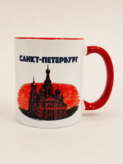 Кружка DARI DARI «Санкт-Петербург. Спас на Крови», керамика, 330 мл, фото 1.