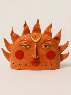 Подсвечник «Солнце», керамика