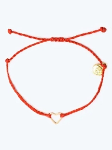 Браслет WAF WAF «Сердце», красный