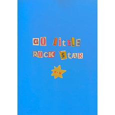 Блокнот «Little rockstar», А6, синий