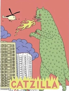 Картхолдер Валя Карнавалова «Catzilla», розовый, двусторонний, ПВХ