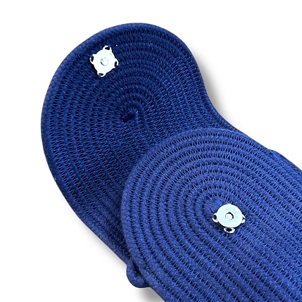 Сумка для телефона с клапаном, темно-синяя, фото 2.