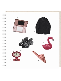 Блокнот на пружине Mitrozhe «Приставка», 15х15, 50 листов, белый