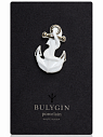 Брошь ручной работы Bulygin «Якорь», бело-серебристая, фарфор, превью фото 2