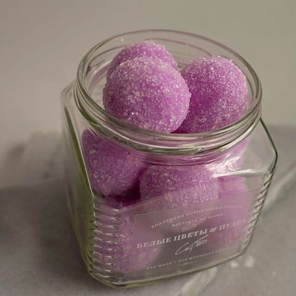 Скраб порционный для тела Boutique de savon «Белые цветы и пудра», 380 мл, фото 2.