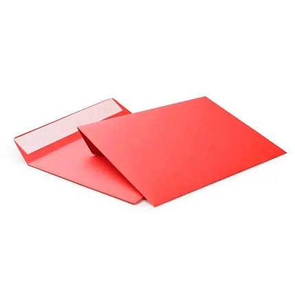 Конверт красный С6, фото 4.