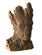 Собранный картонный бюст 3D «Грут»