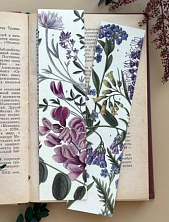 Закладка «Розовые цветы» № 4