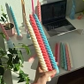 Свеча ручной работы «Мороженка», светло-оранжевый, превью фото 3