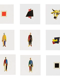 Набор металлических значков Heart of Moscow «Avant-Garde», 9 шт, серия Авангард