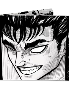 Кошелёк New Wallet «New Berserk», черно-белый