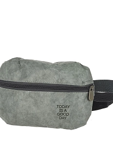 Поясная сумка Ranzel Bags «Dirox Gray», тайвек, серая