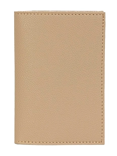 Обложка органайзер для паспорта Kokosina bags, натуральная кожа, телесный