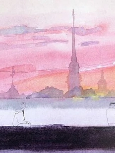 Постер А3 Тихий ход «Петропавловская крепость»