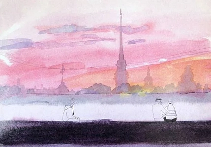 Постер Подписные изделия Тихий ход «Петропавловская крепость», А3, фото 1.