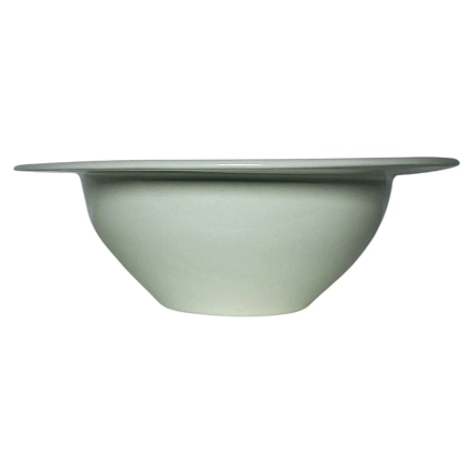 Тарелка глубокая ручной работы Slowday Ceramics с морковками и сиреневыми цветами «Винтаж», керамика, 19 см, фото 3.