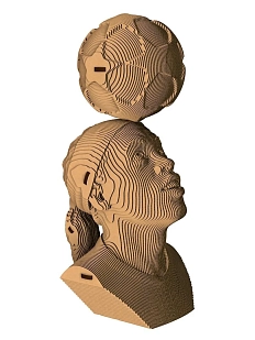 Картонный конструктор 3D «Рональдиньо»