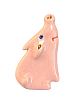 Брошь ручной работы «Свинка», керамика, розовая, превью фото 2