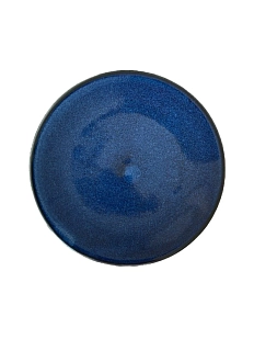 Блюдце круглое ручной работы VELES «Небо Валинора», фарфор, 16 см