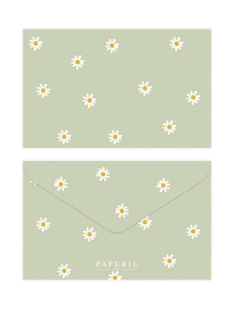 Конверт для подарочной карты «Ромашки»