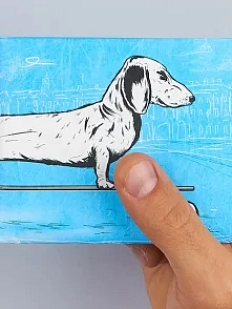 Кошелёк New Wallet «New Long», голубой