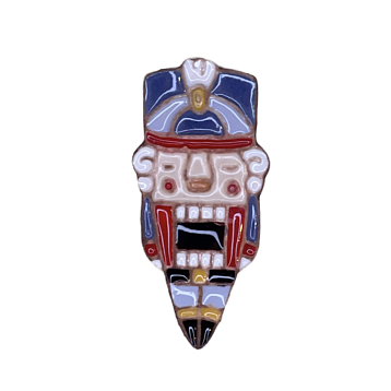 Брошь ручной работы «Щелкунчик», Partala ceramics, фото 1.