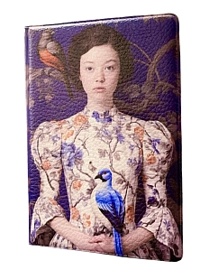 Обложка на паспорт DARI DARI «Девушка с птицами», искусственная кожа