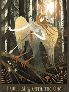 Открытка «Сирин», Дворникова Александра