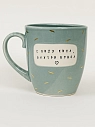 Кружка ручной работы Тата вытворяет/NF ceramics «С виду киса, внутри крыса», серая, керамика, 400 мл, превью фото 1