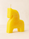 Интерьерная свеча «Лошадка», жёлтая, превью фото 1