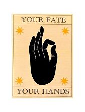 Открытка Ладан керамика «Your fate your hands», А6