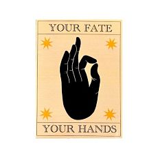 Открытка «Your fate your hands», А6